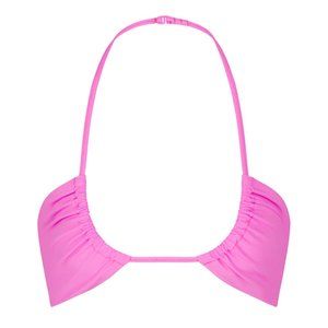 NEW Skims Swim Halter Bikini Top in Taffy (M)